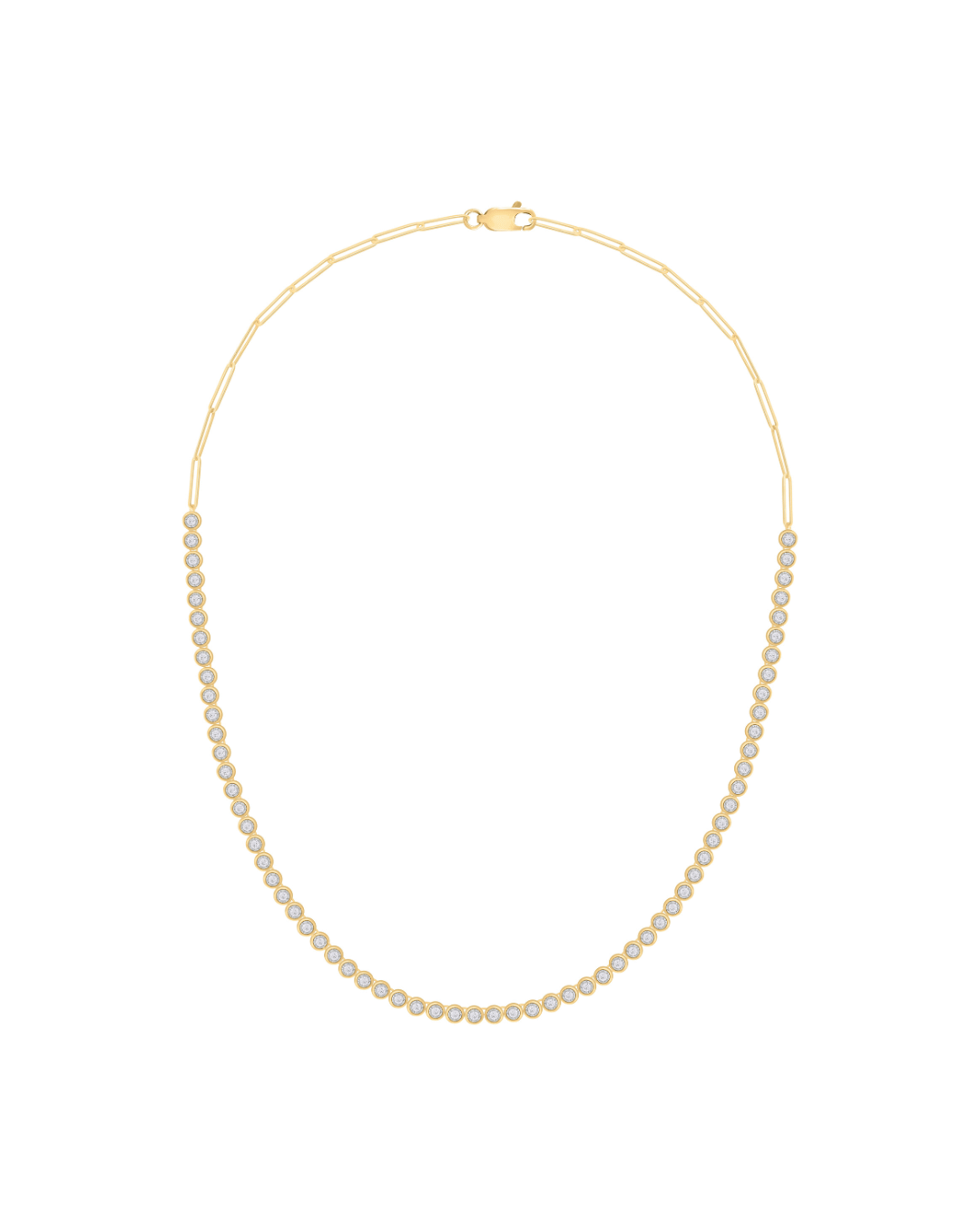 Paperclip Drop Necklace