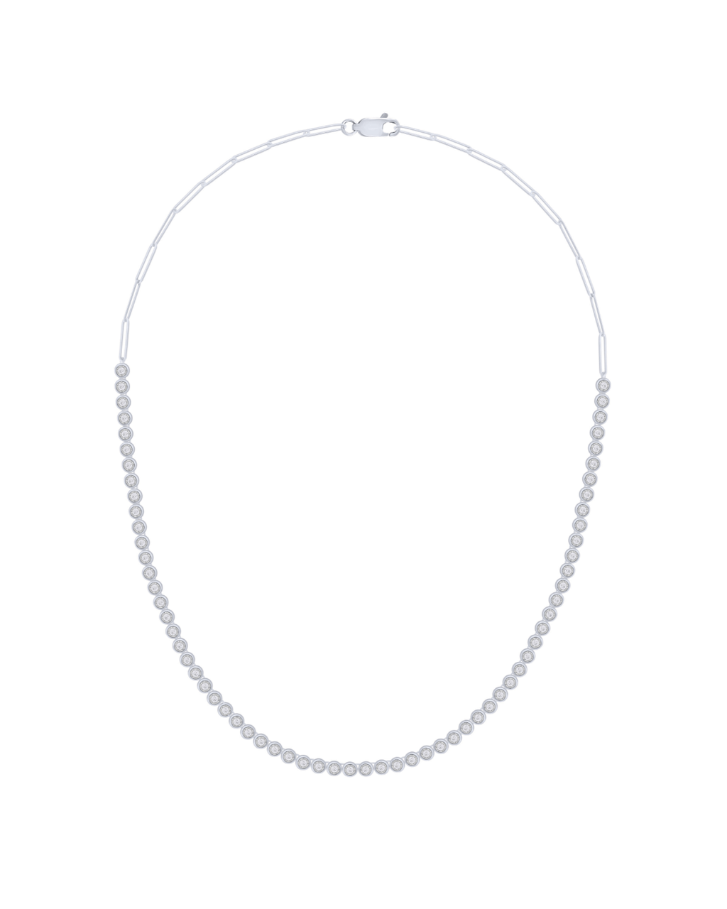 Paperclip Drop Necklace