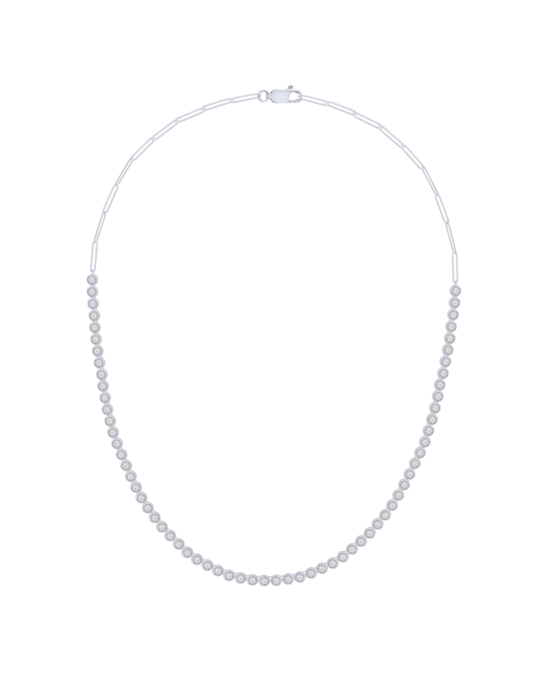 Paperclip Drop Necklace