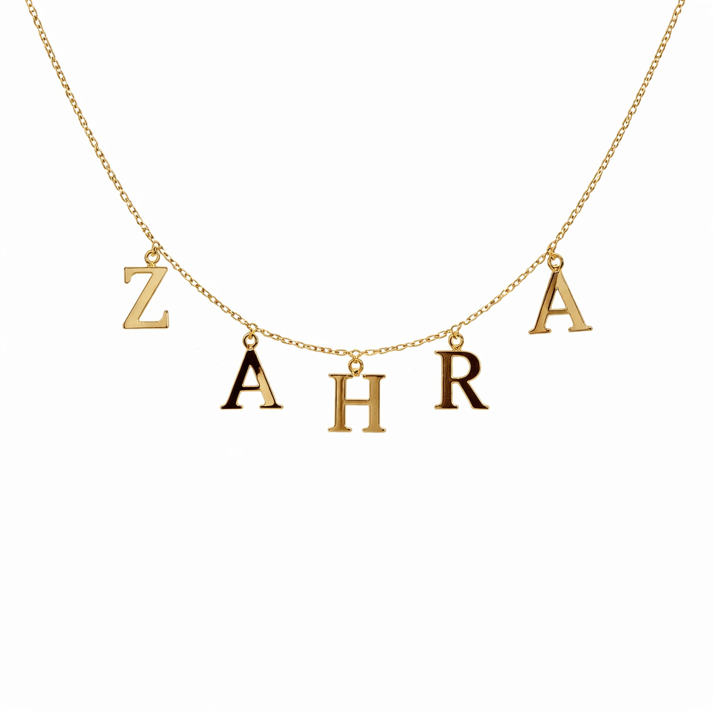 Alphabet Charm Necklace