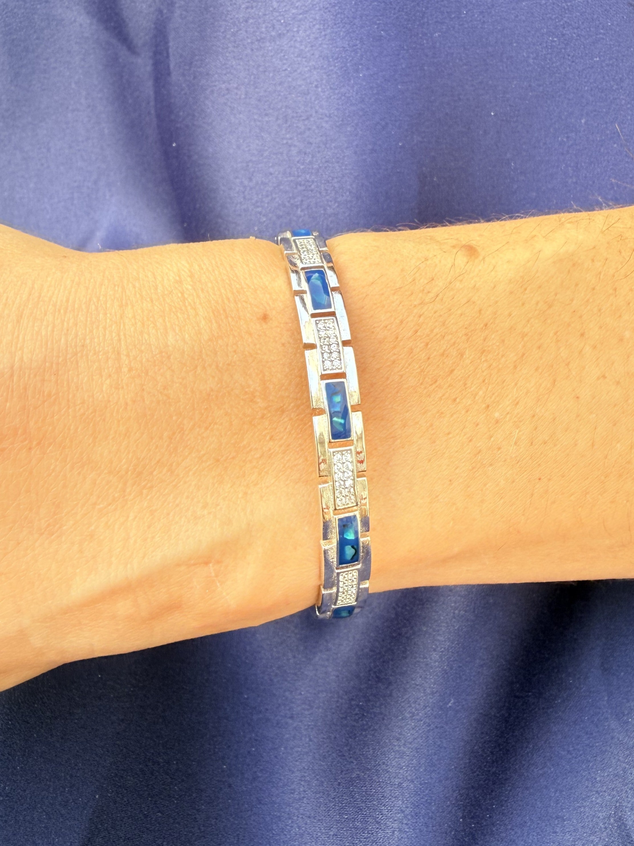 Azure Link Bracelet