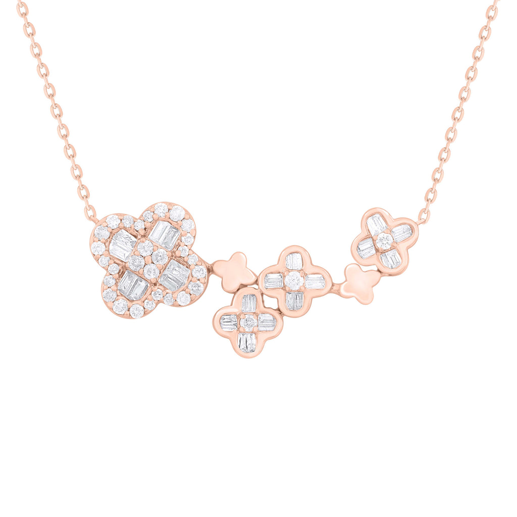 Clover short necklace