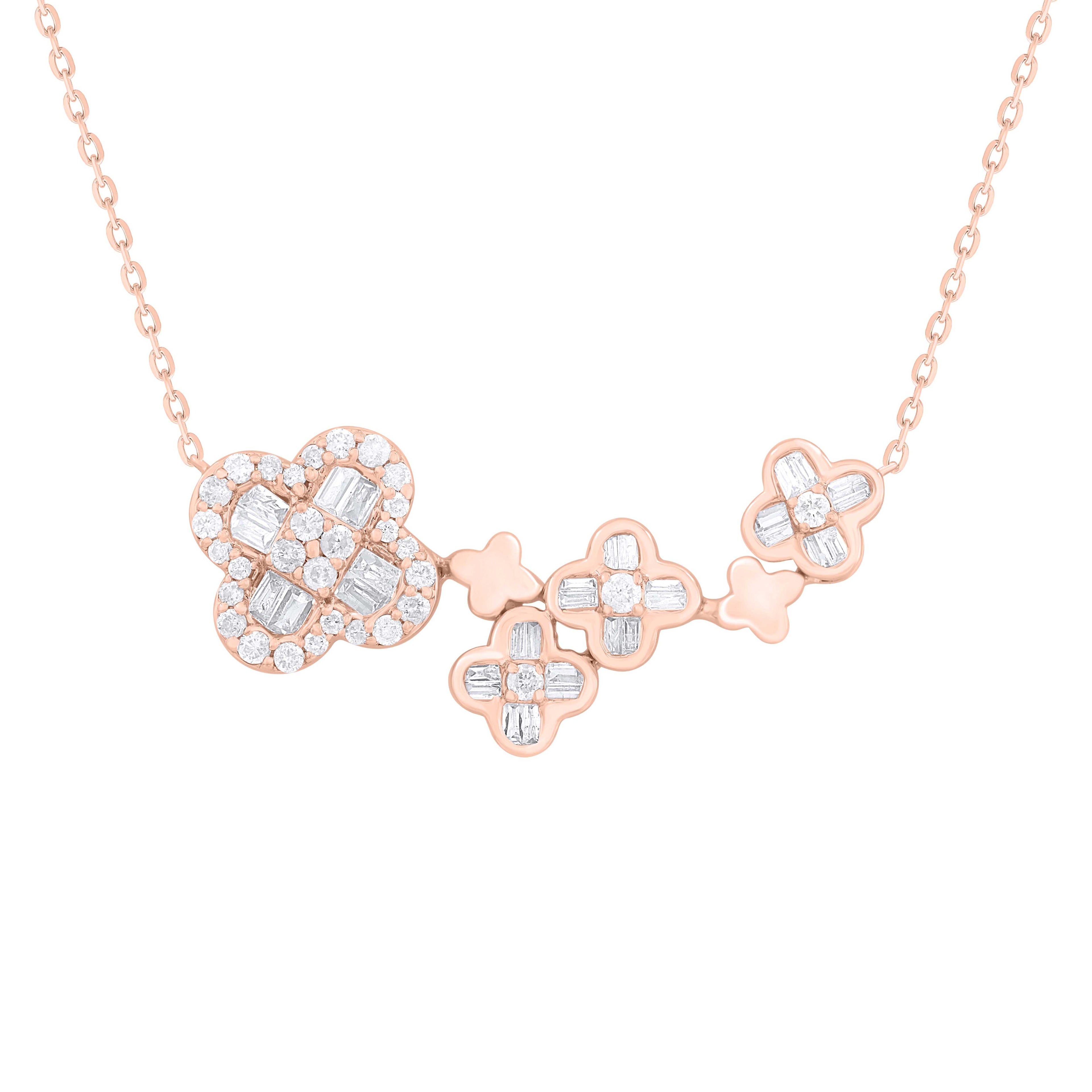 Clover short necklace