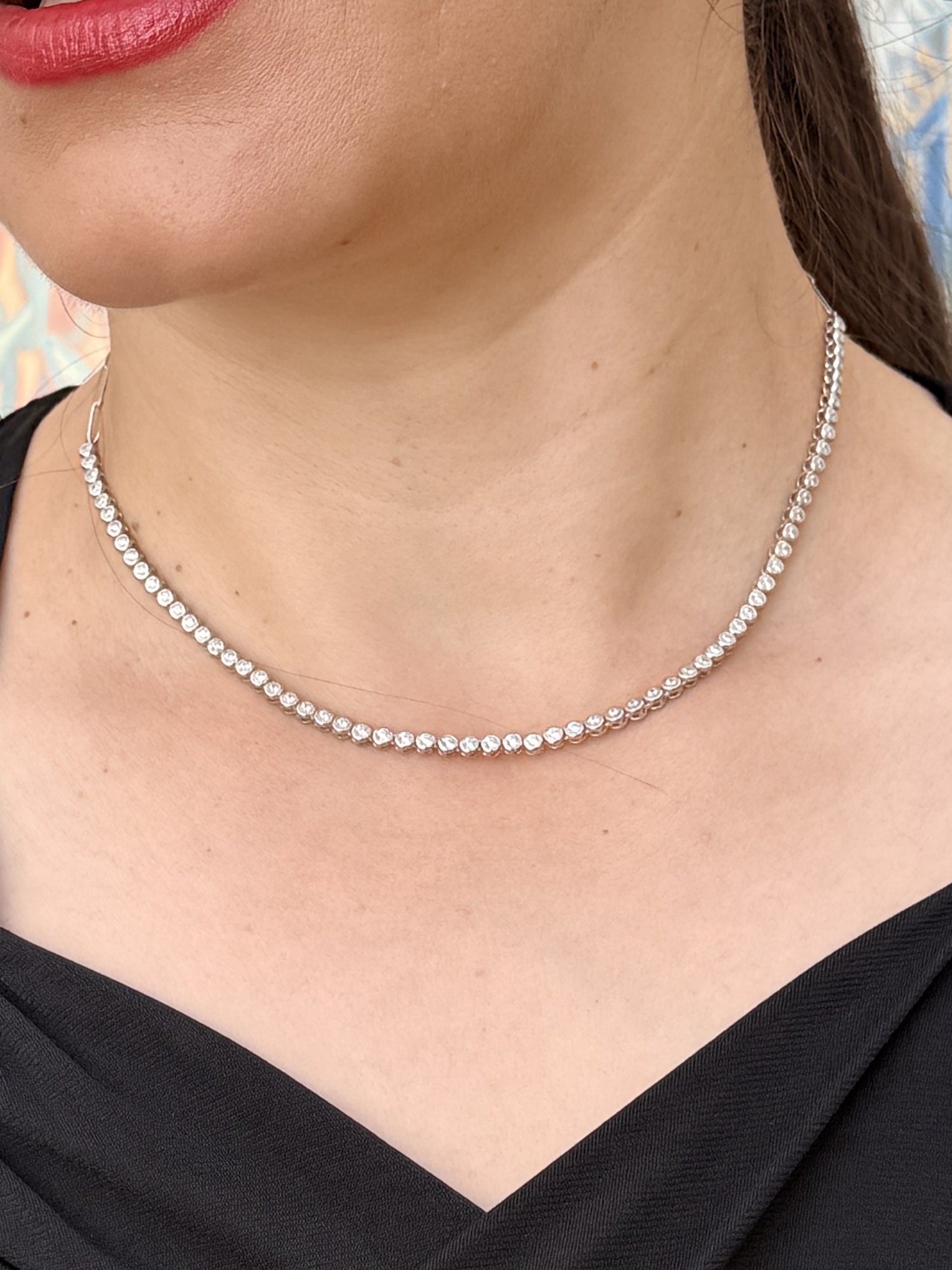 Paperclip Drop Necklace