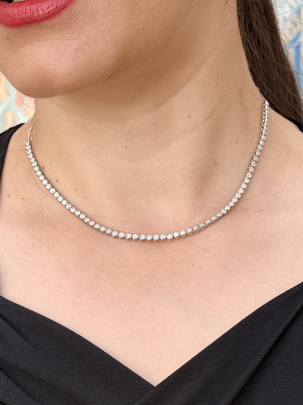 Paperclip Drop Necklace