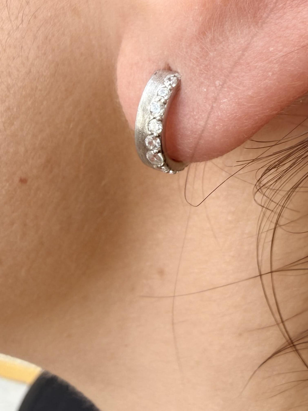 Rania Huggie Hoop Earrings