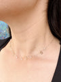 White Zircon Drop Necklace