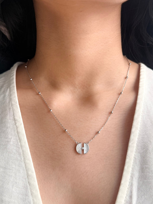 Aveline Necklace-White