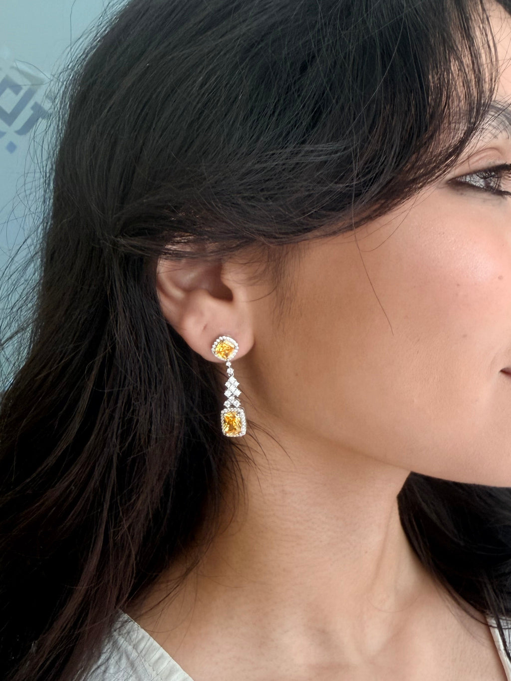 Citrine Drop Earrings