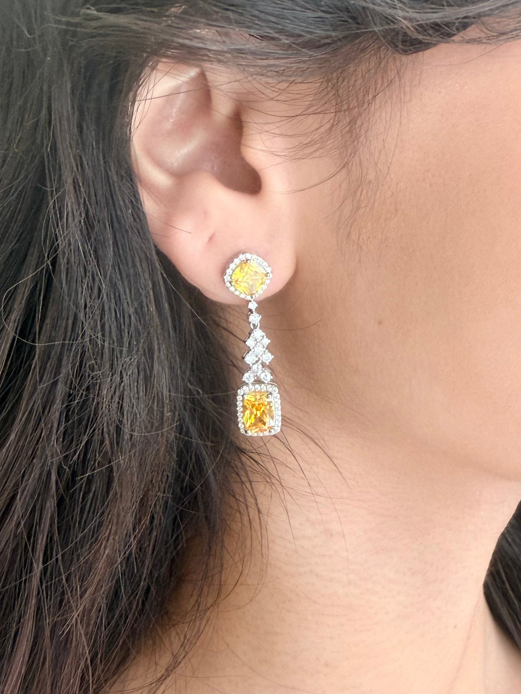 Citrine Drop Earrings