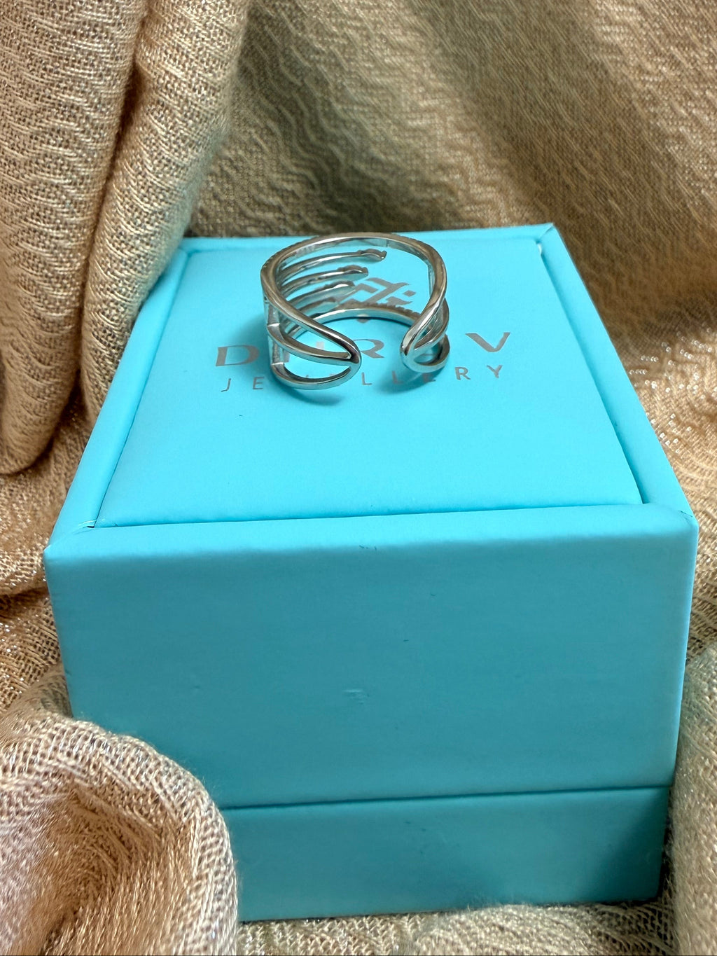 Camellia Adjustable Ring