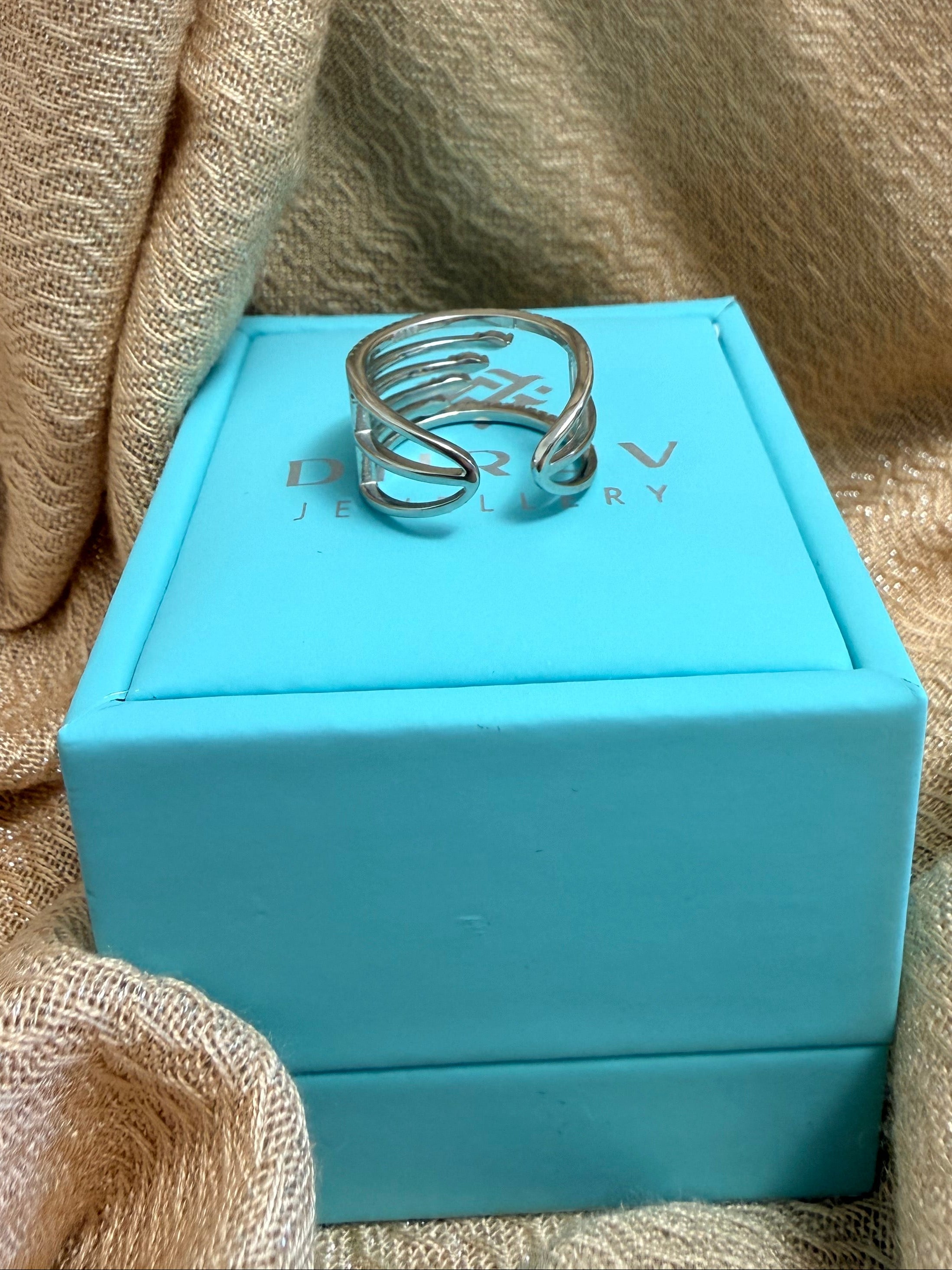Camellia Adjustable Ring