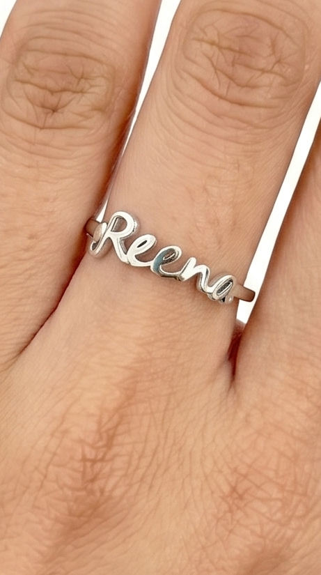 Custom Name Ring
