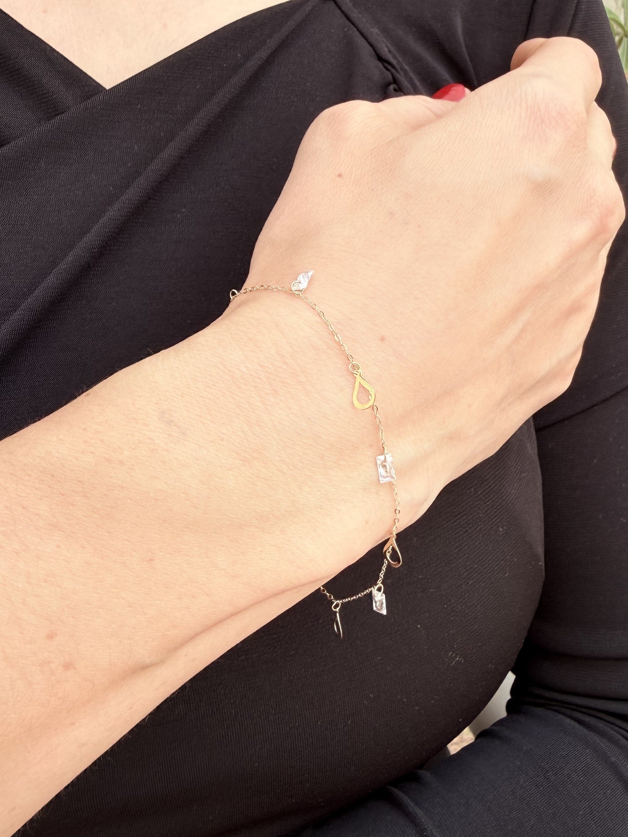 Luxe Shapes Gem Bracelet