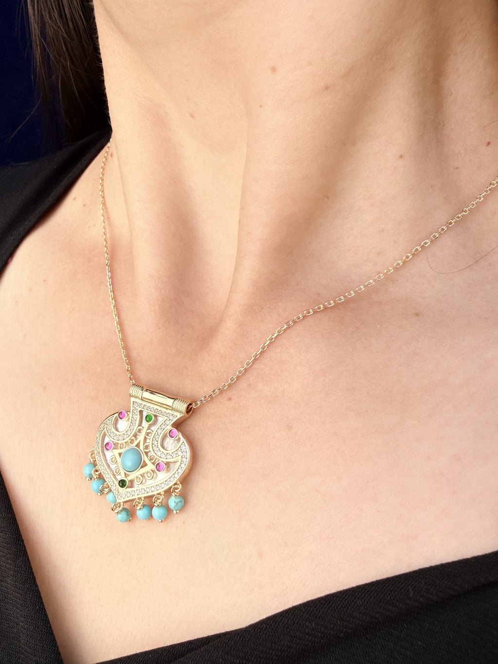 Turquoise Heart Heritage Set