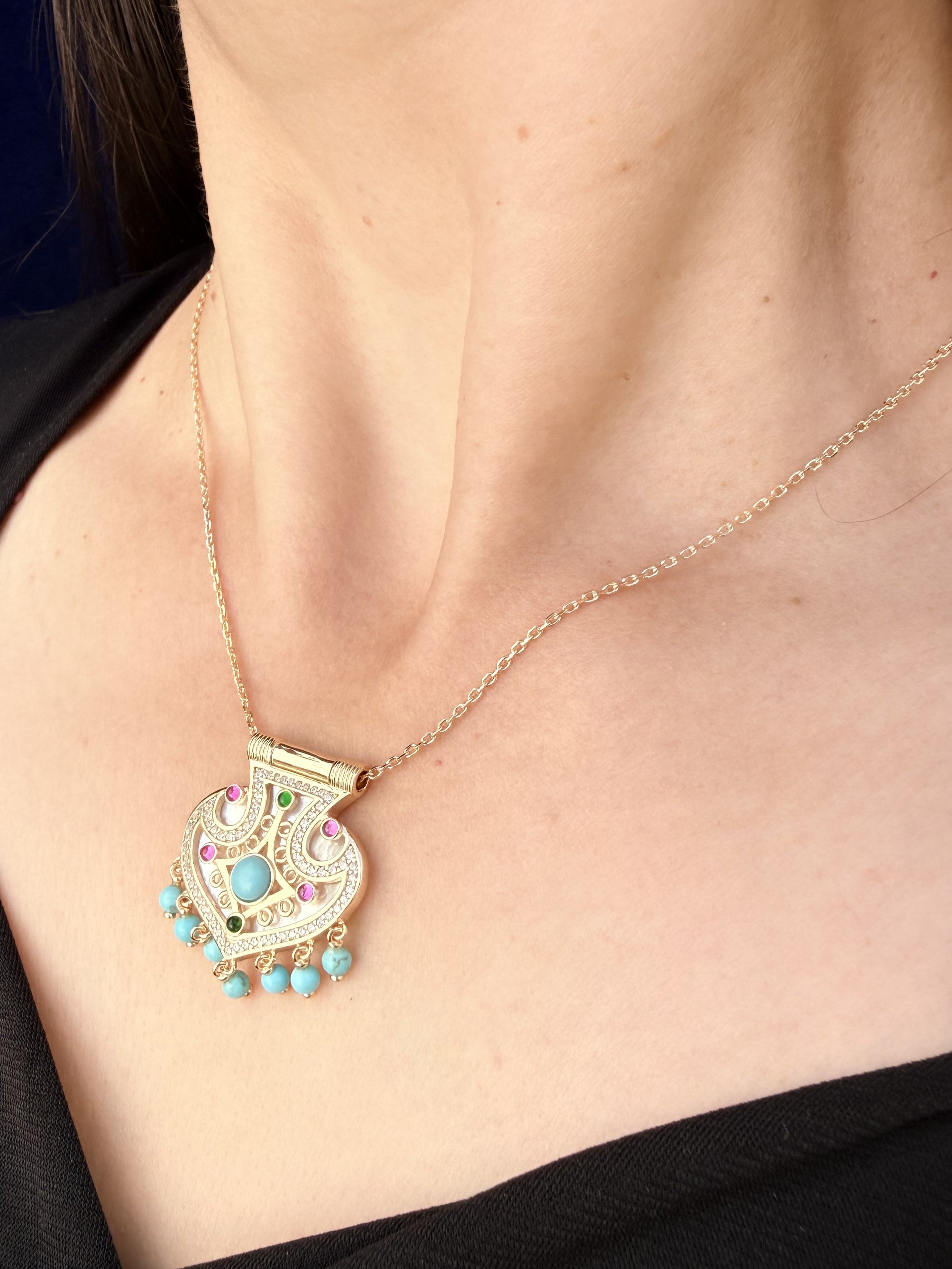 Turquoise Heart Heritage Set