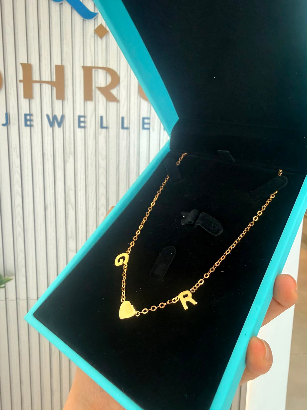 Initial & Heart Custom Necklace