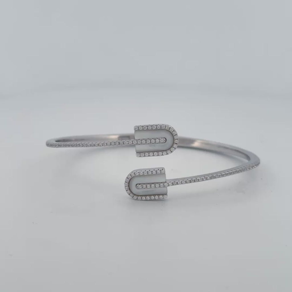 U-Link Silver Open Ring & Cuff Set