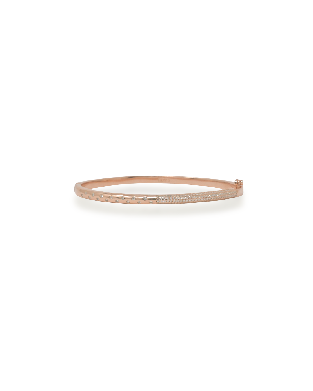 Radiant Curve Spark Bangle